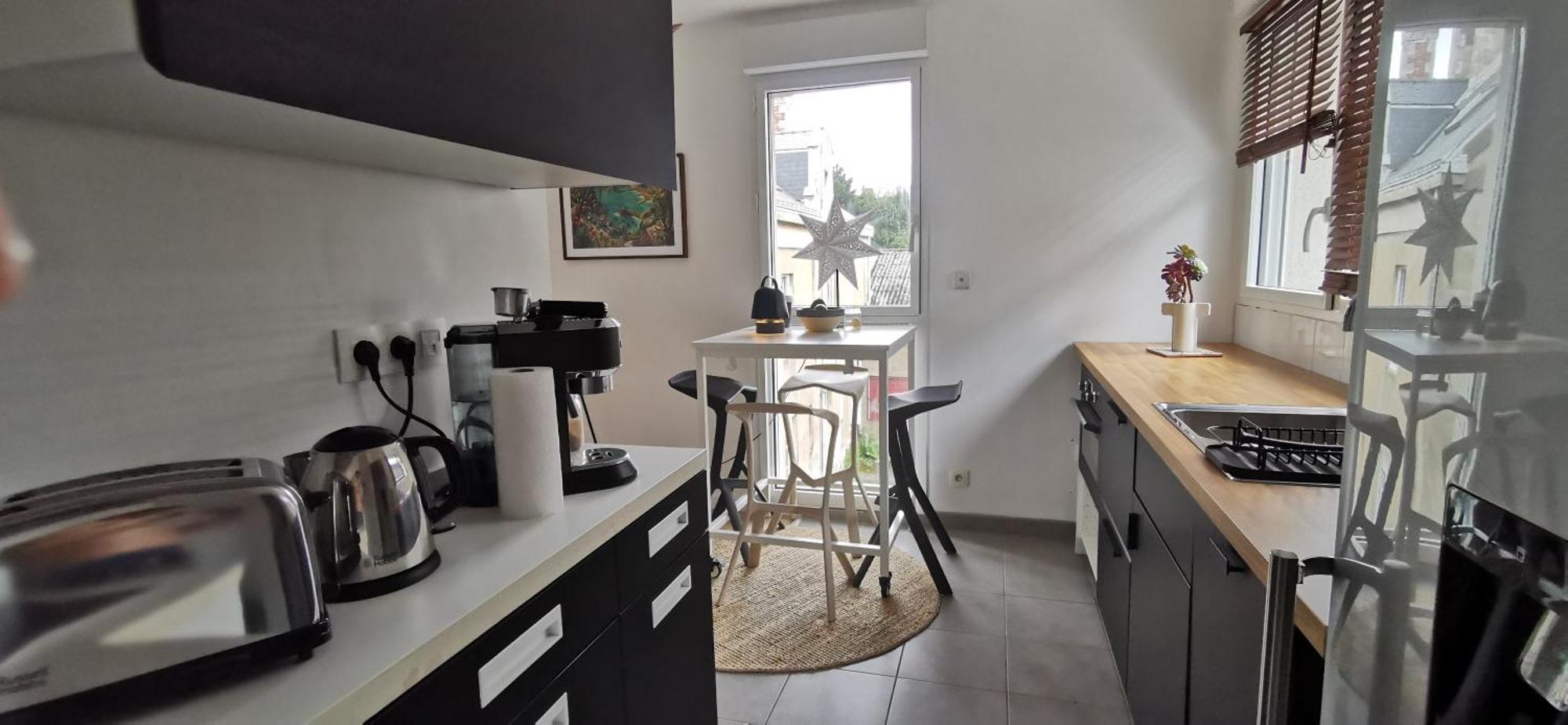 Appart T2 L'Ile De Nantes Avec Parking Prive Extérieur photo
