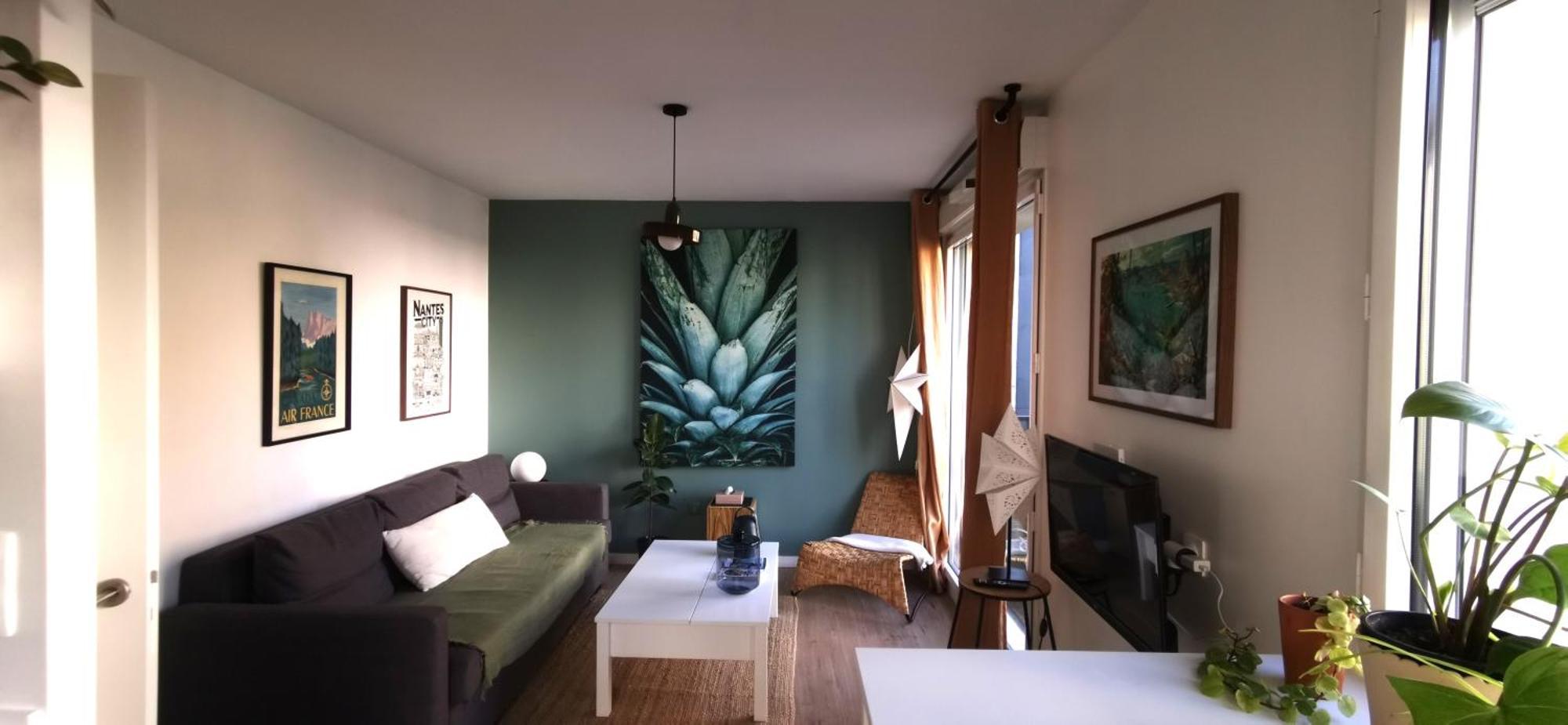 Appart T2 L'Ile De Nantes Avec Parking Prive Extérieur photo